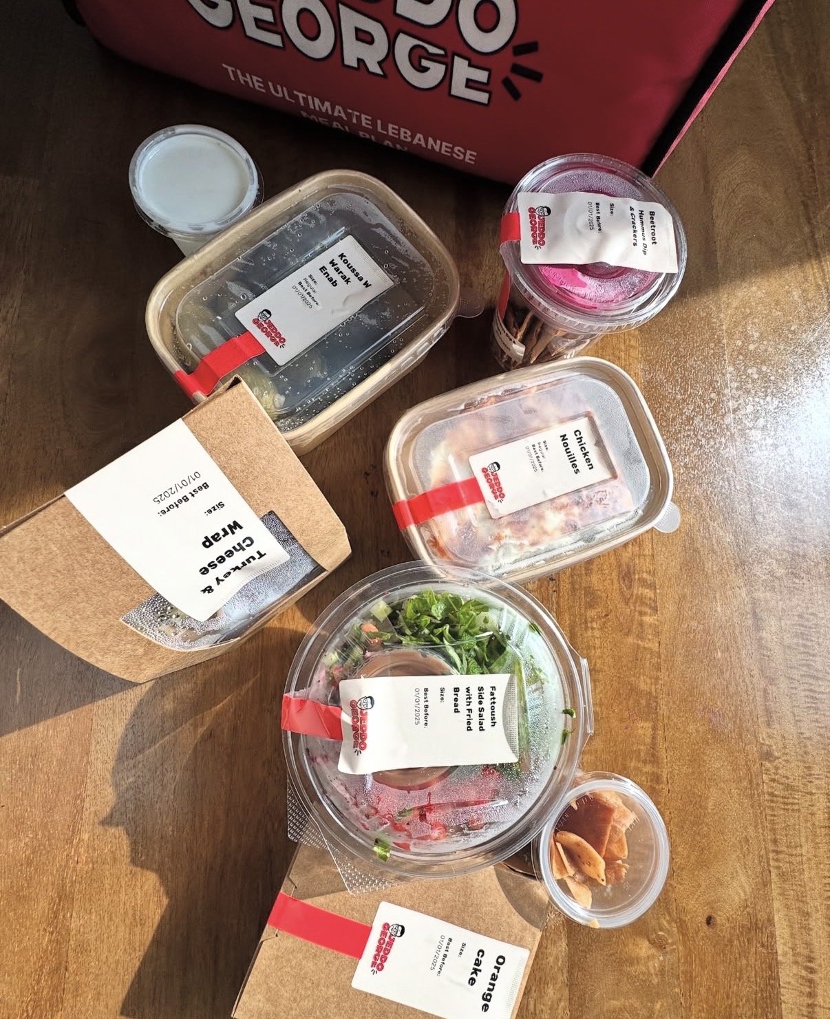 Jeddo George meal plan delivery - customer photo 3
