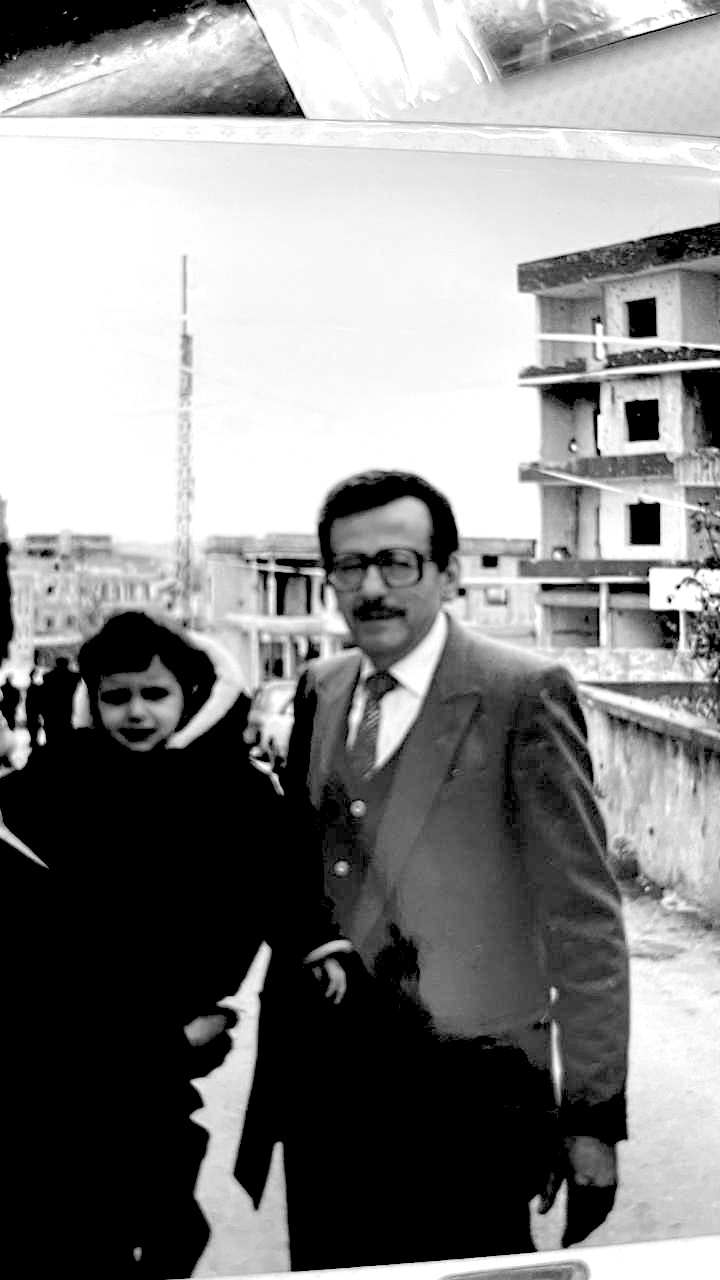 Jeddo George with his grandchildren